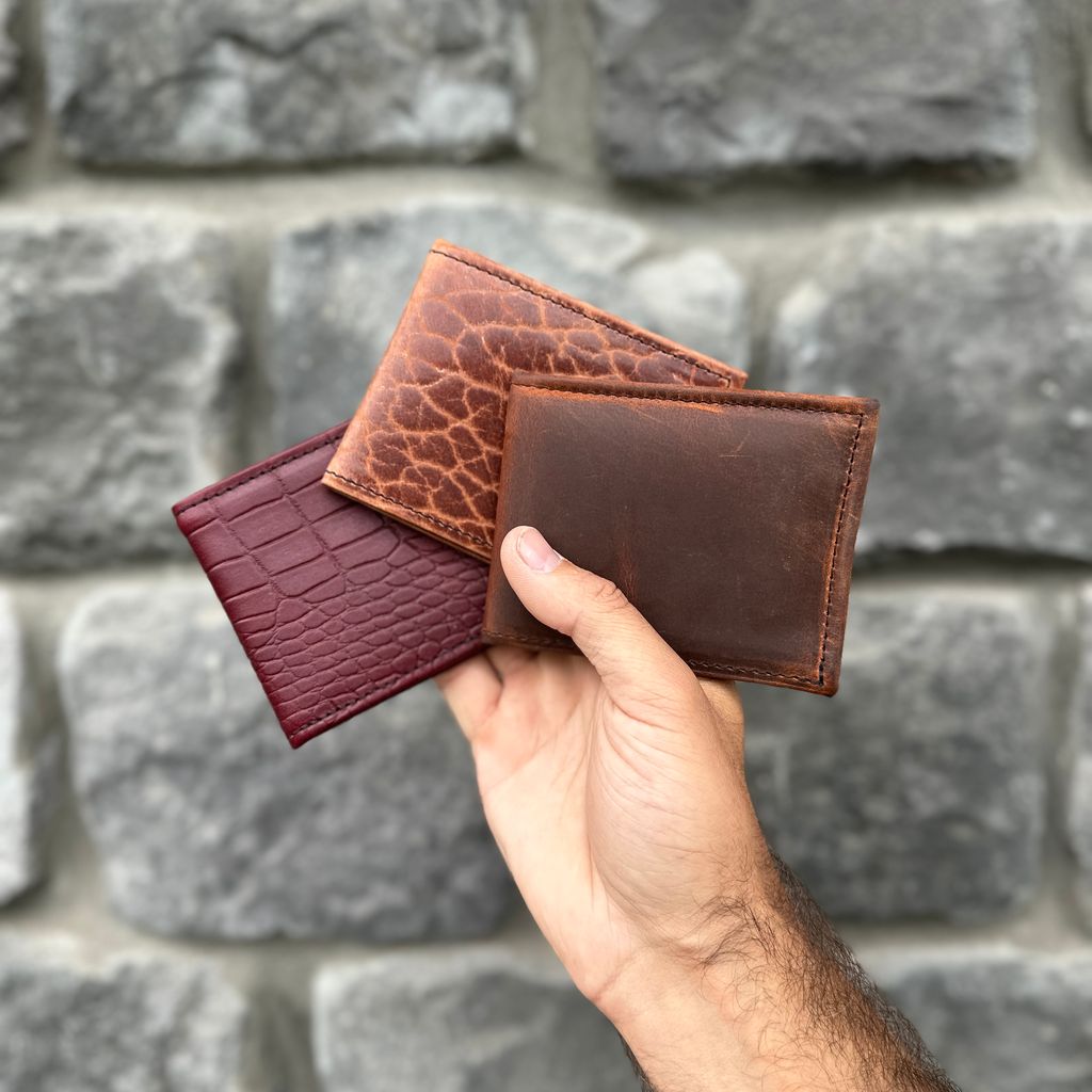 Limited Edition Rustic Leather Men's Wallets