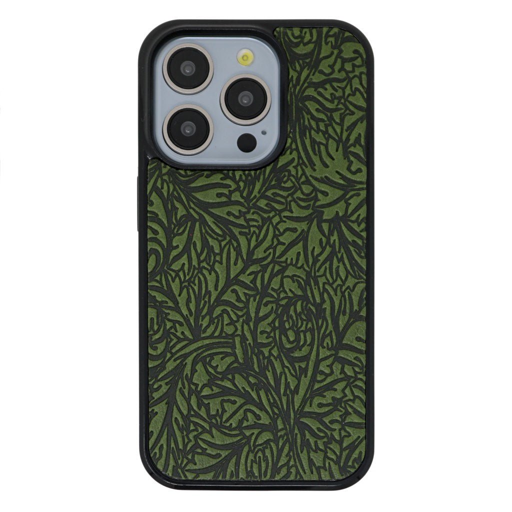 Oberon Design iPhone Case, Acanthus Leaf in Fern