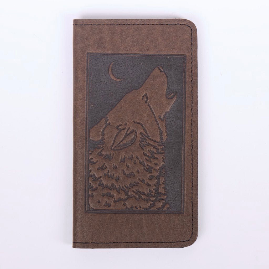 Oberon design singing wolf checkbook cover SECOND