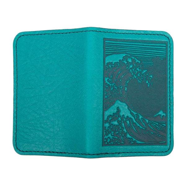 card-holder-hokusai-wave-teal-