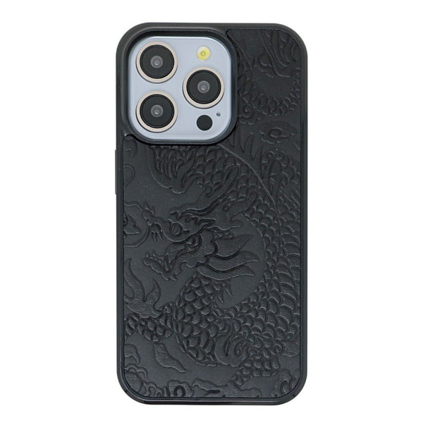 Oberon Design Genuine Leather iPhone Case, Hand-Crafted, Cloud Dragon Oberon Design Genuine Leather iPhone Case, Hand-Crafted, Cloud Dragon