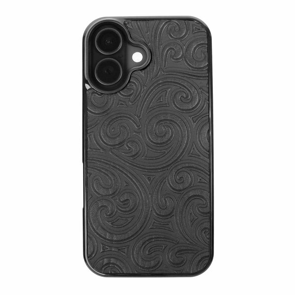 Oberon Design Genuine Leather iPhone Case, Hand-Crafted, Rococo
