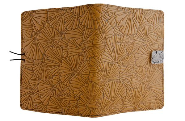 Oberon Design Leather Cover for Kindle Oasis, Ginkgo in Marigold