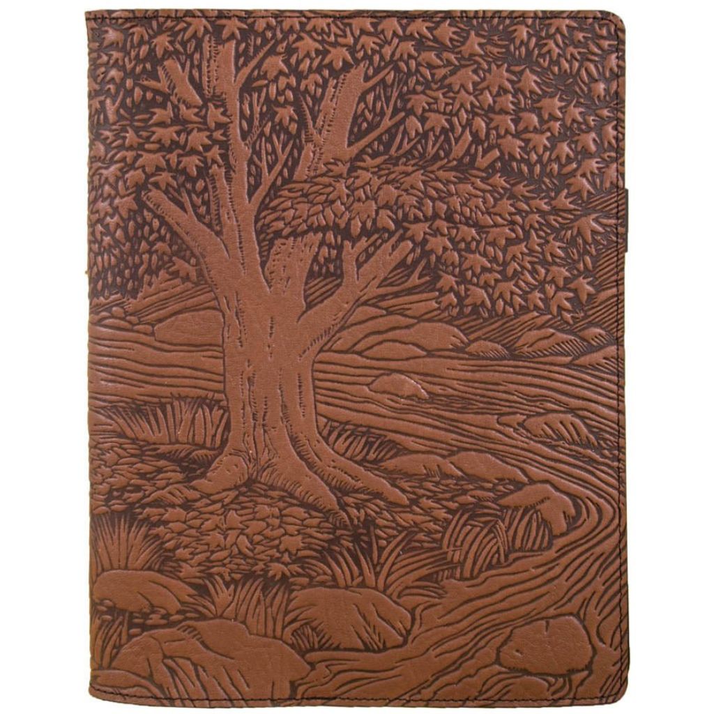 Creekbed Maple Composition Notebook Cover, Saddle