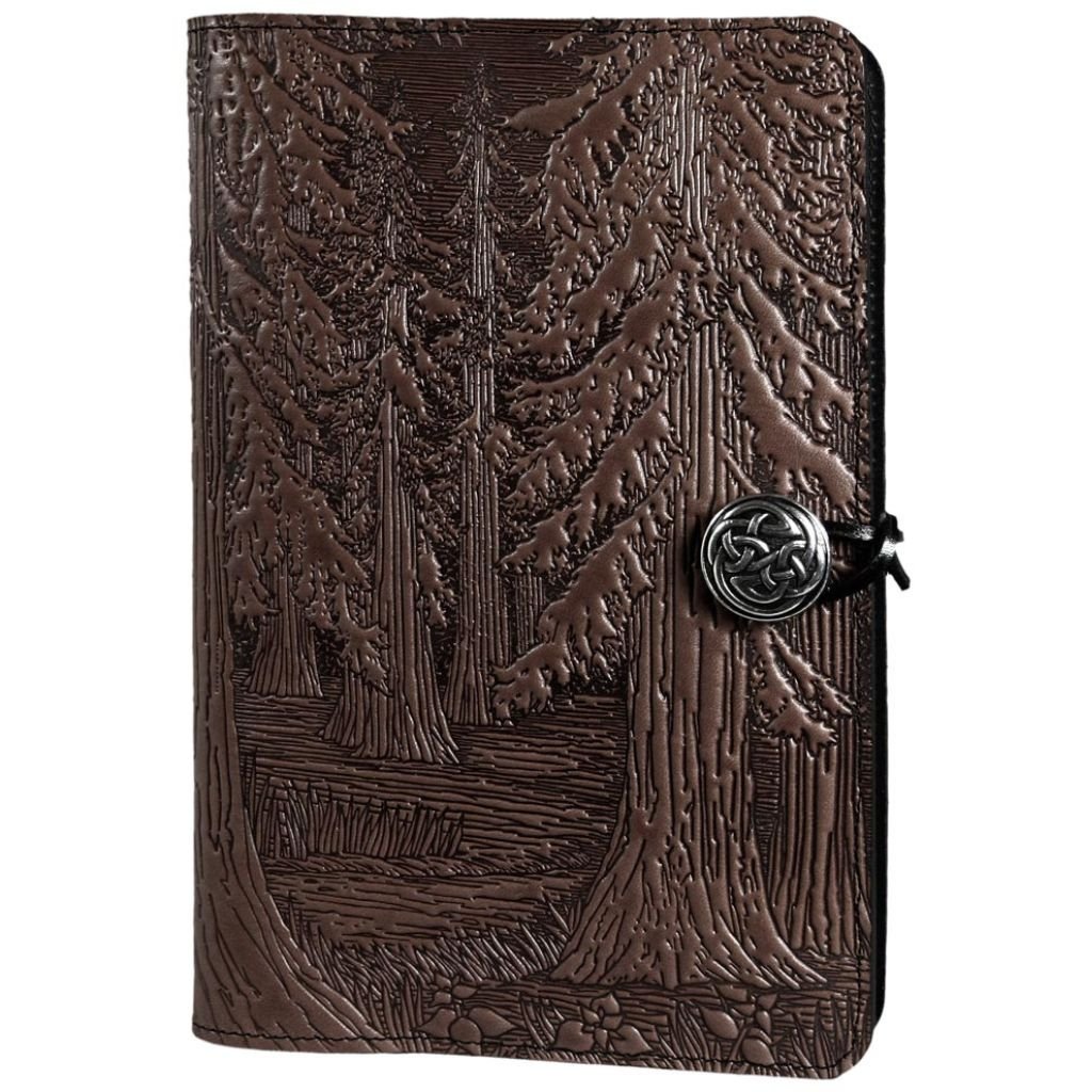 Leather Refillable Journal Notebook, Forest