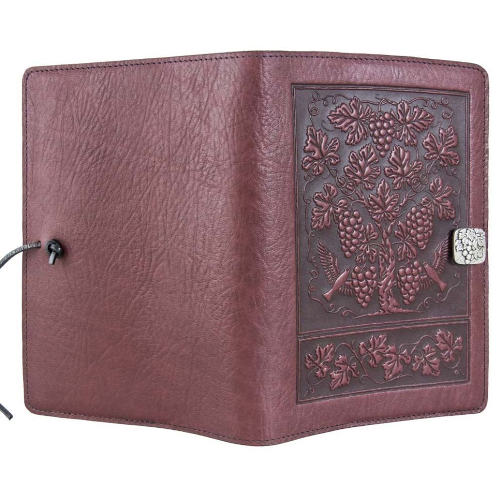 Leather Refillable Journal/Notebook, Grapevine