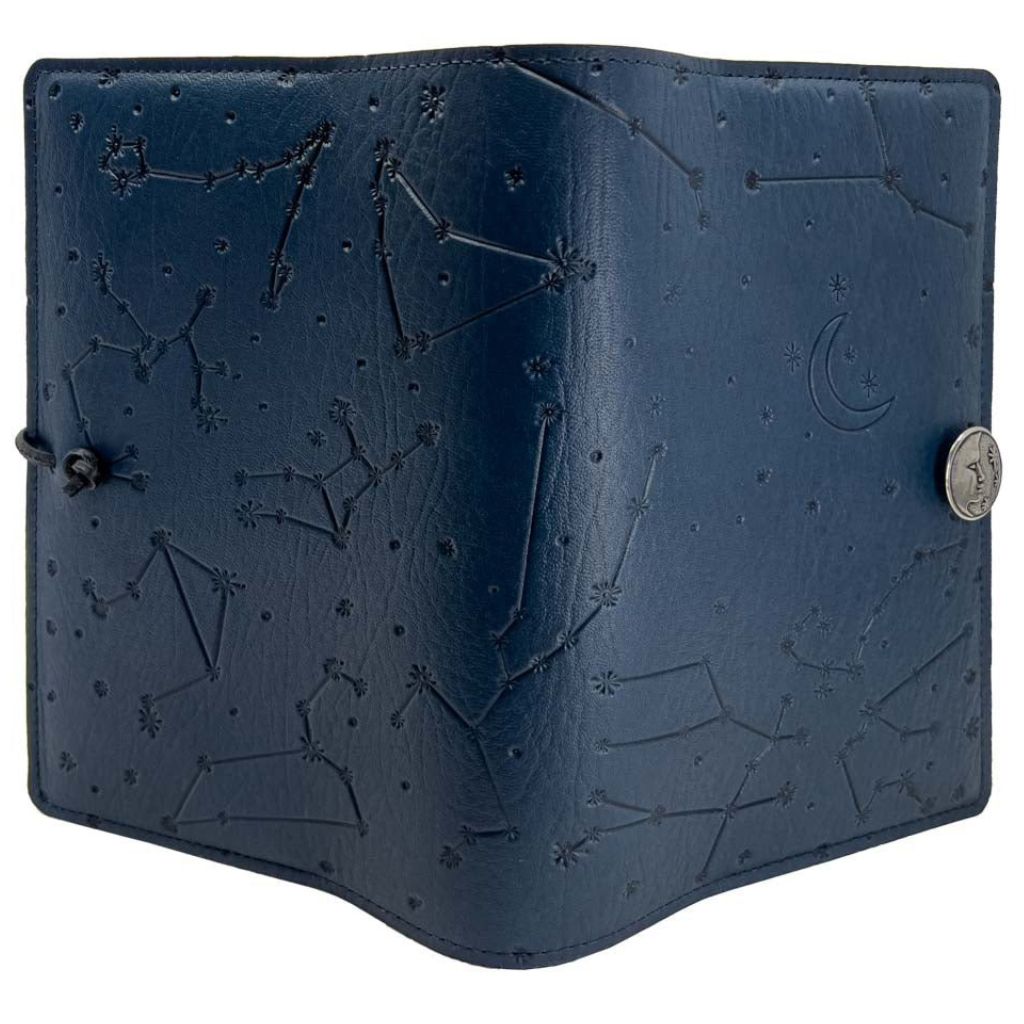 Leather Refillable Journal, Large, Constellations