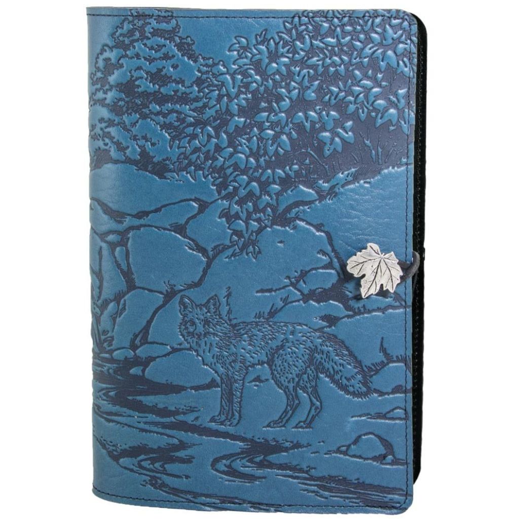 Leather Refillable Journal Notebook, Mr. Fox