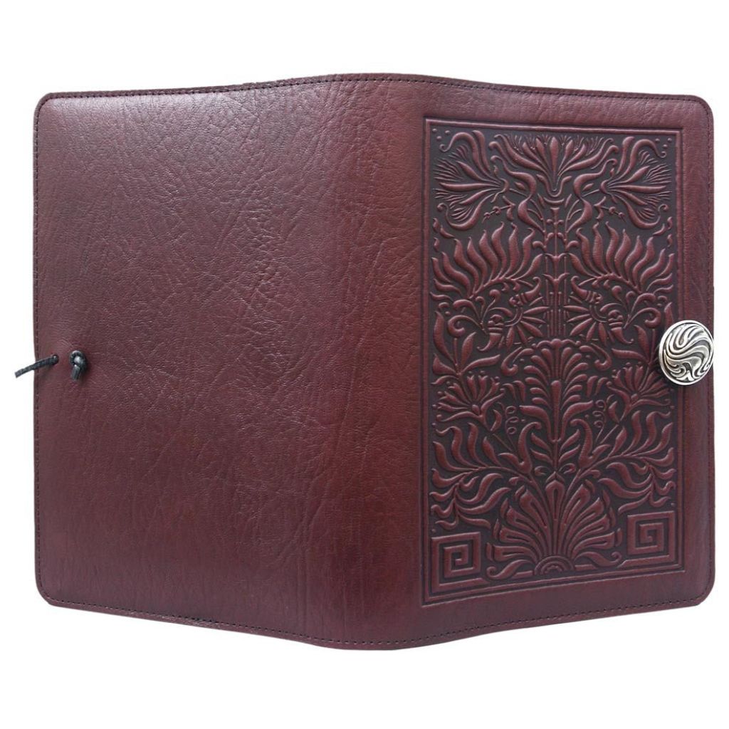Leather Refillable Journal Notebook, Thistle