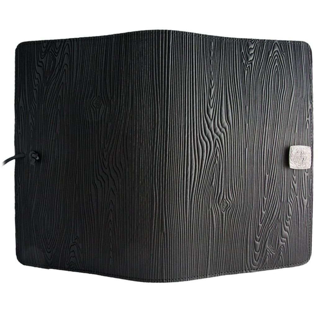 Leather Refillable Journal Notebook, Woodgrain