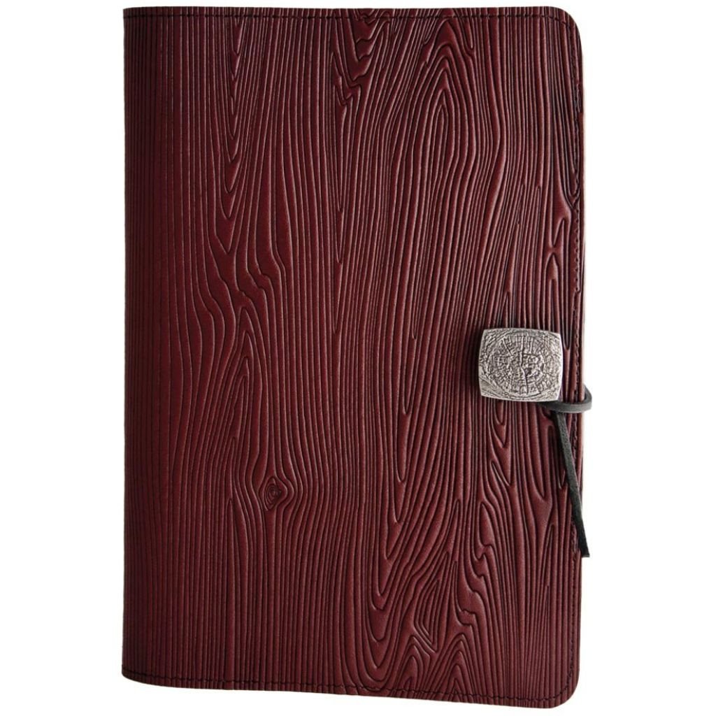 Leather Refillable Journal Notebook, Woodgrain
