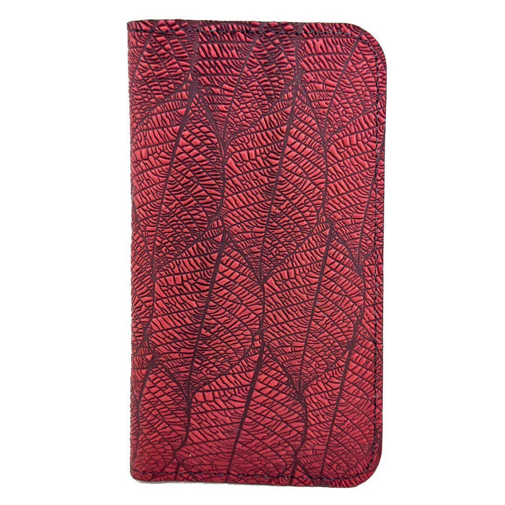 iPhone Wallet, Fallen Leaves - Red