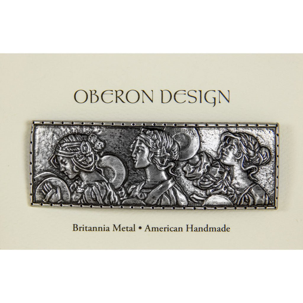Oberon Design Hair Clip, Barrette, Hair Accessory, Lady Parade, Card