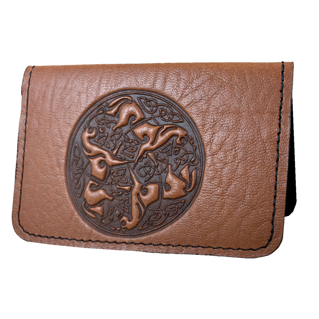 Celtic Horses Mini Wallet, Saddle