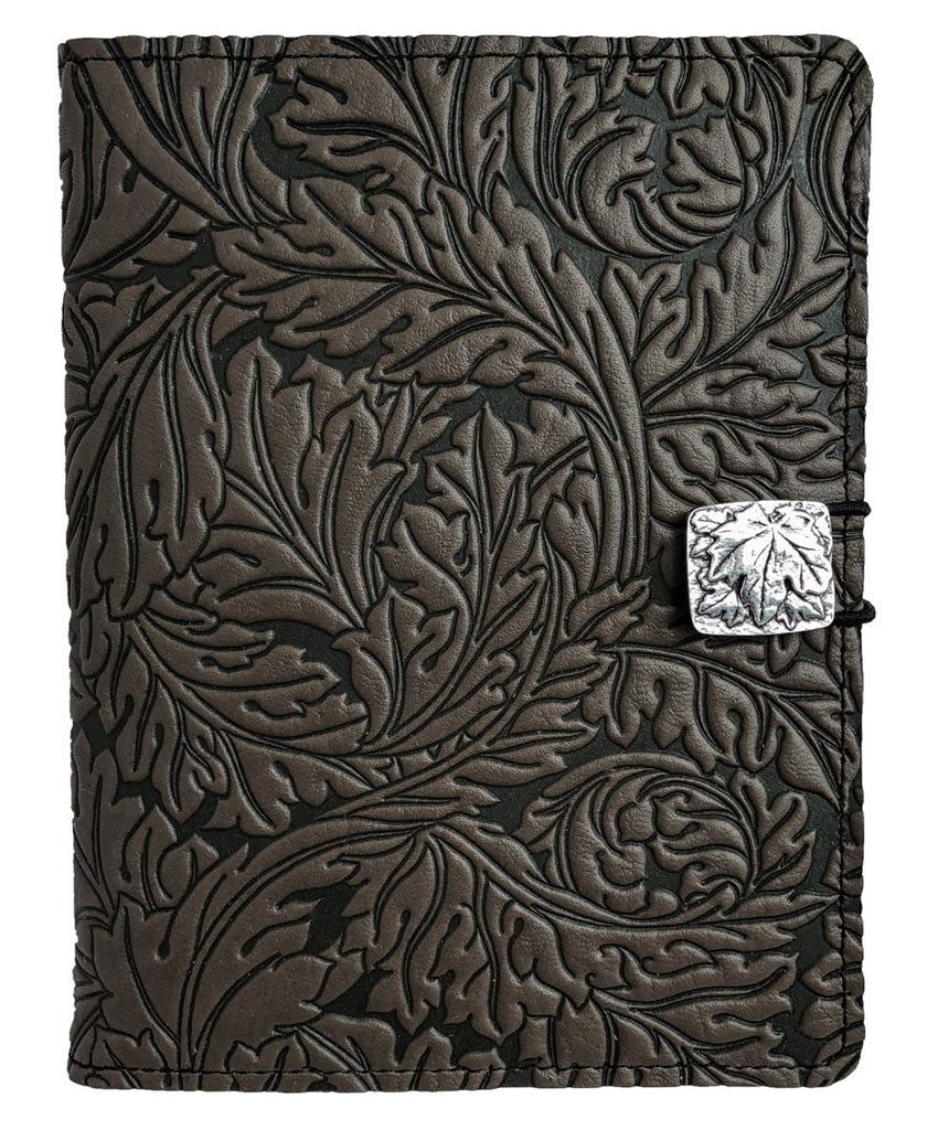 Genuine leather cover, case for Kindle e-Readers, Acanthus Leaf, Chocolate