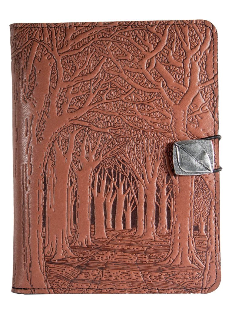 Leather Cover, Case for Kindle e-Readers, Avenue of Trees , Saddle