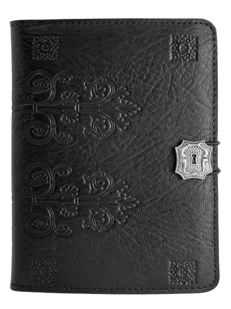Genuine leather cover, case for Kindle e-Readers, Da Vinci, Black