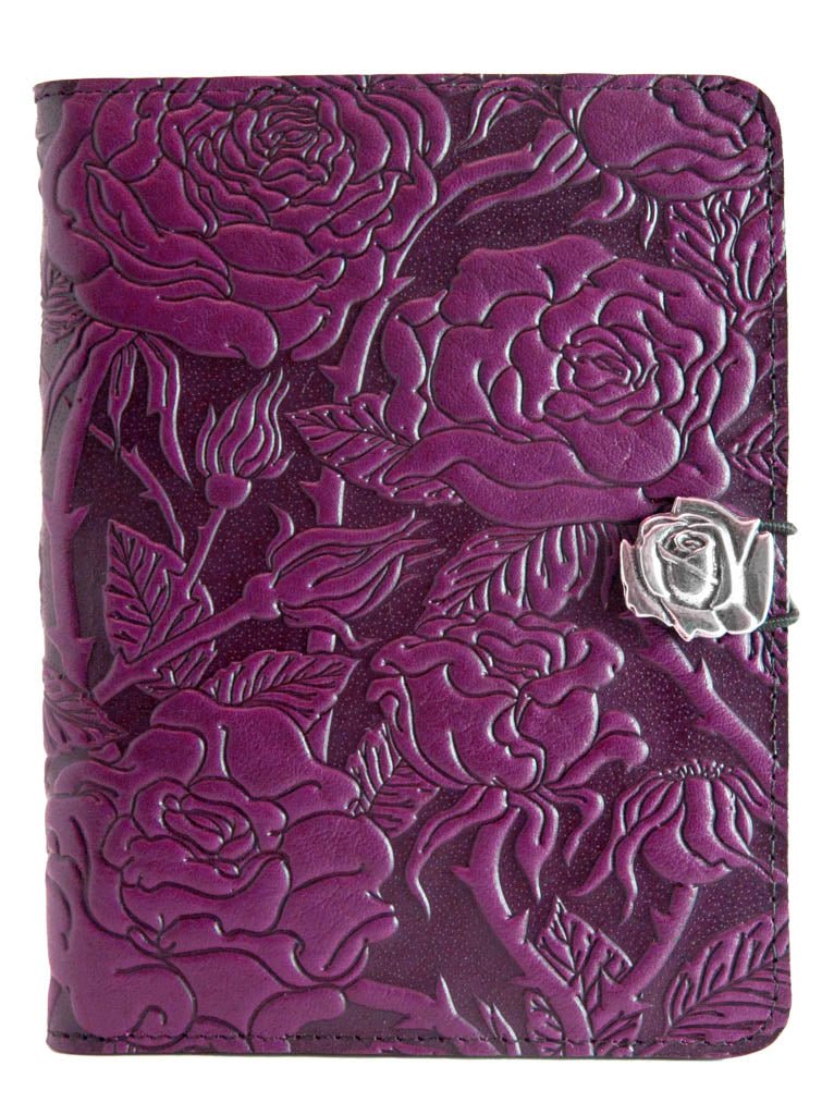 Genuine leather cover, case for Kindle e-Readers, Wild Rose, Red