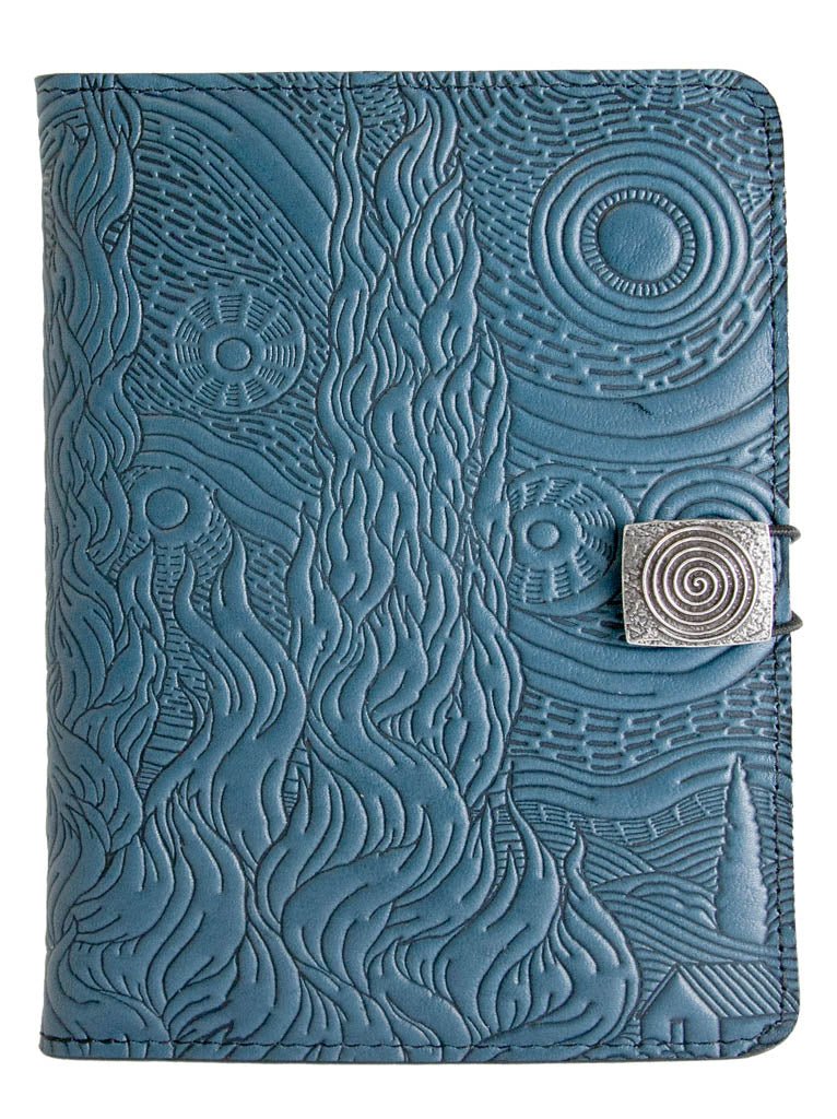 Genuine leather cover, case for Kindle e-Readers, Van Gogh Sky, Marigold