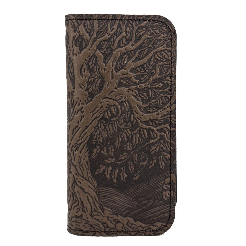 iPhone Wallet, Tree of Life - Saddle