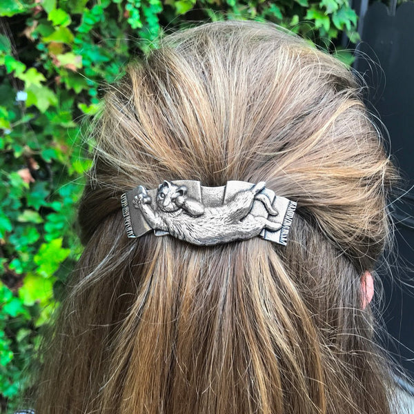 Oberon Design Hair Clip, Barrette, Hair Accessory, Playful