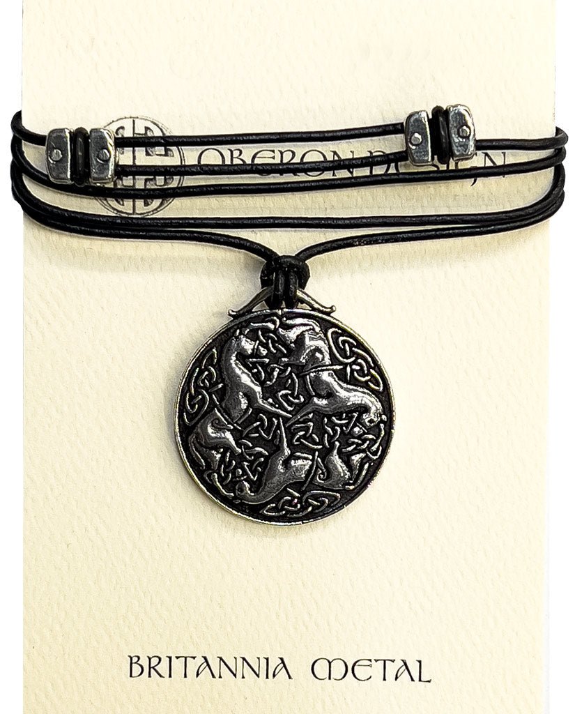 Necklace, Celtic Horses - Oberon Design, Card