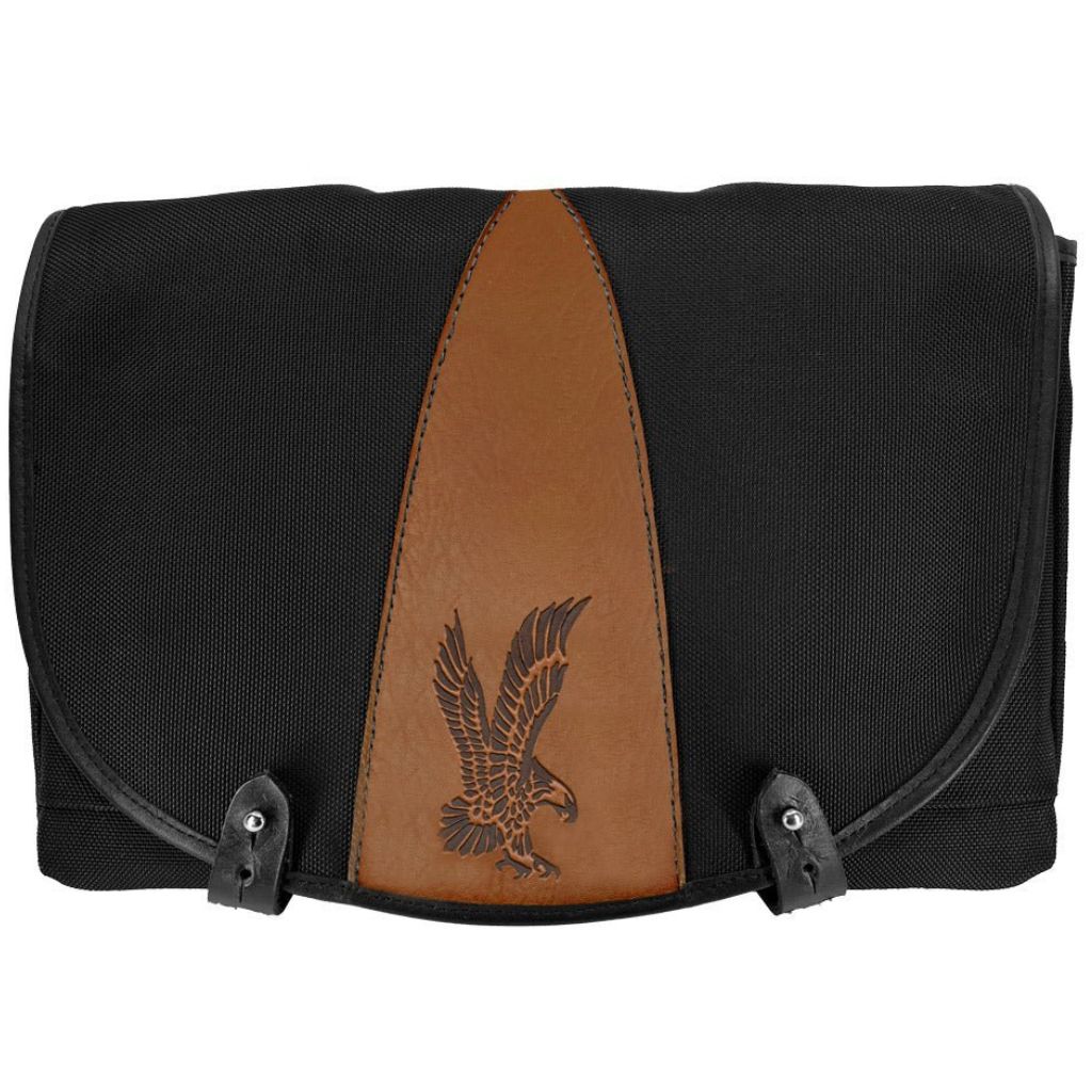Limited Edition Messenger Bag, Slimline, Eagle, Saddle - Oberon Design