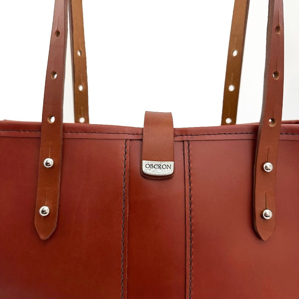 Leather Sonoma Tote bag, detail