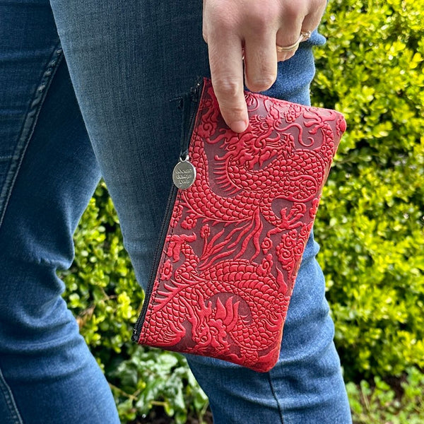 Limited Edition Zipper Pouch, Hard Times - Oberon Design