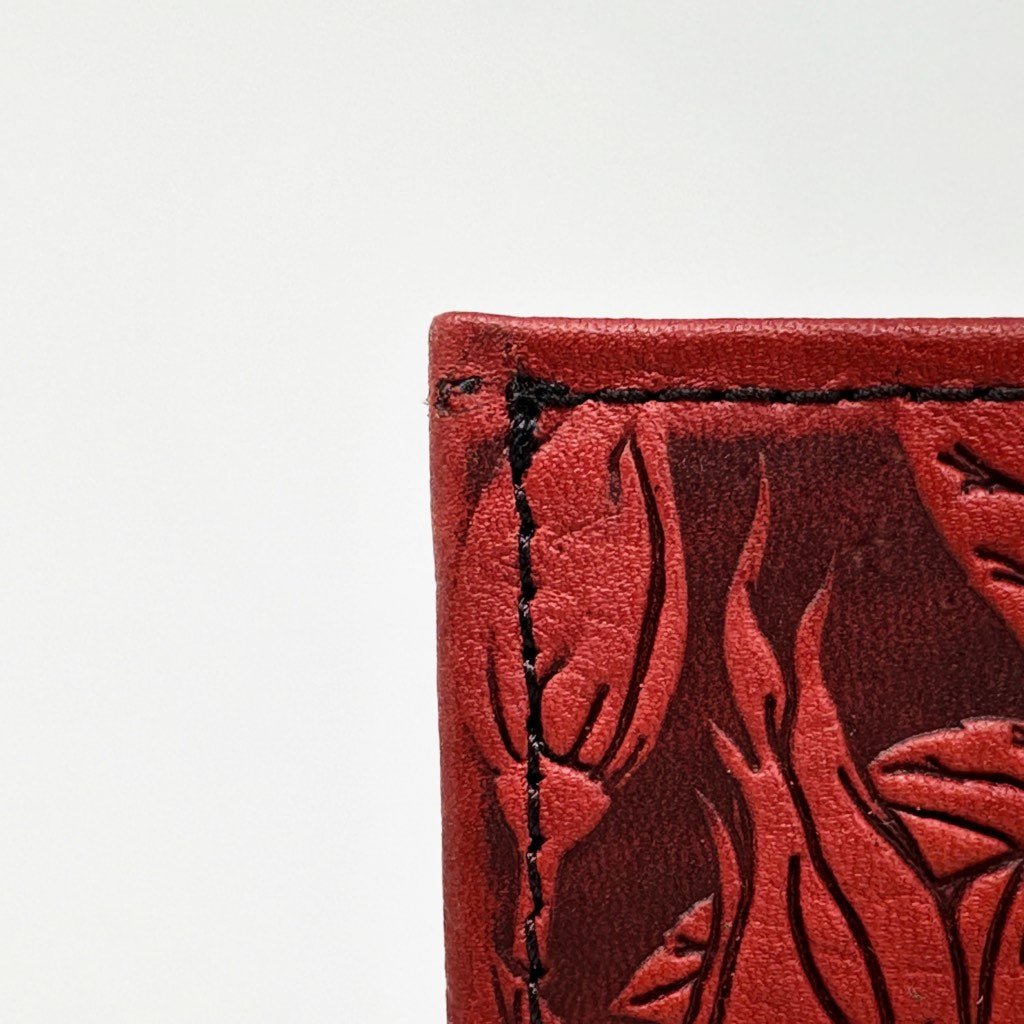 SECOND, Wild Rose Passport Wallet in Red