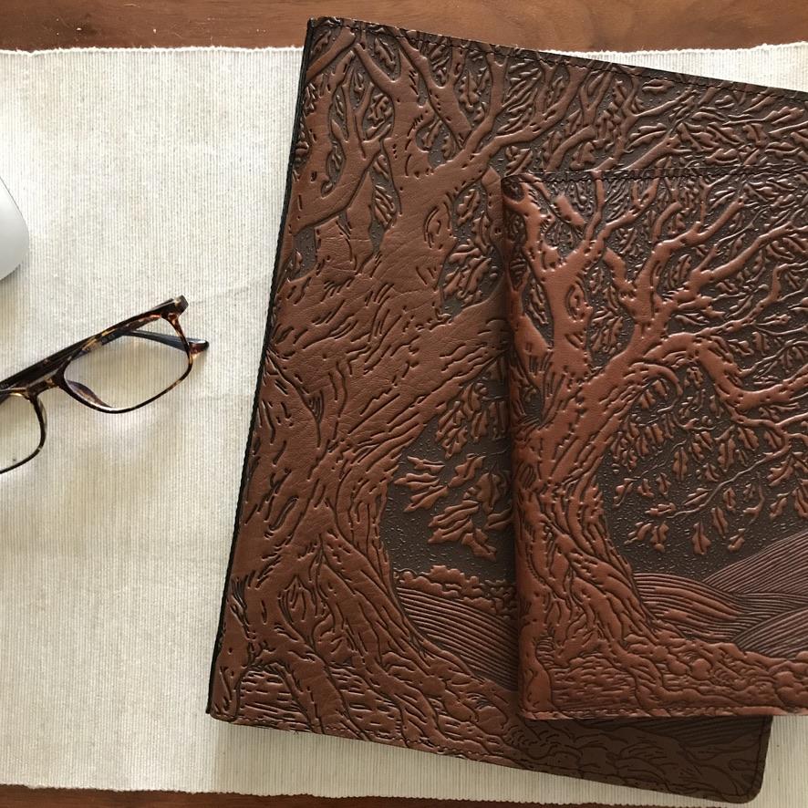 Oberon Design Hand-Crafted Genuine Leather  Notebook Portfolios, Artisan Made in the USA..