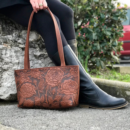 Streamline Leather Handbag