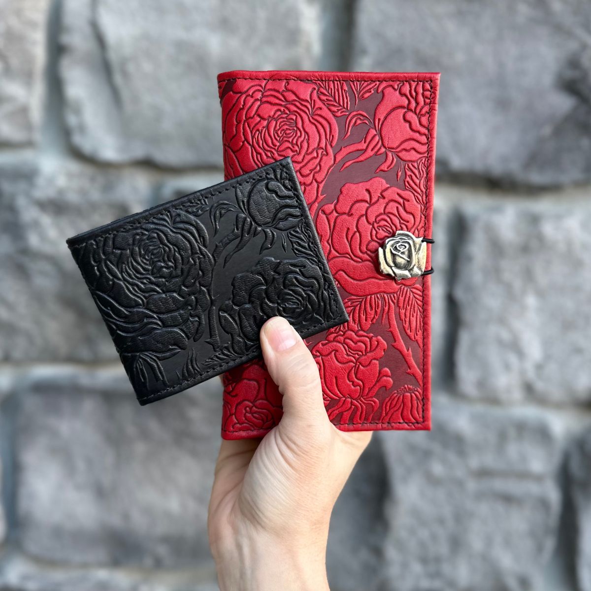 Oberon Design Hand-Crafted Genuine Leather Wallets, Checkbooks and Accessories
