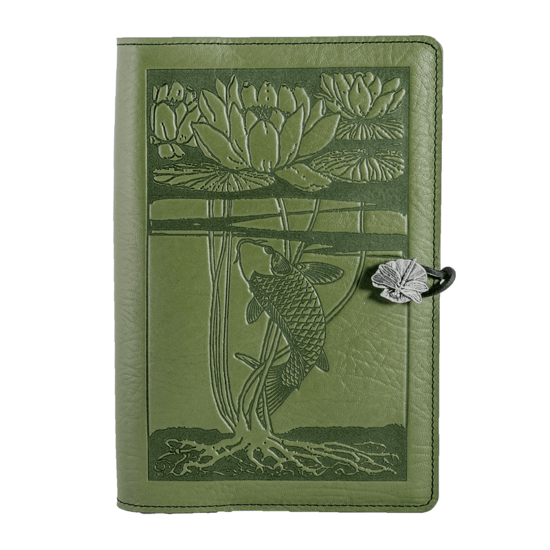 Flowers and Flora embossed designs on leather and hand cast jewelry by