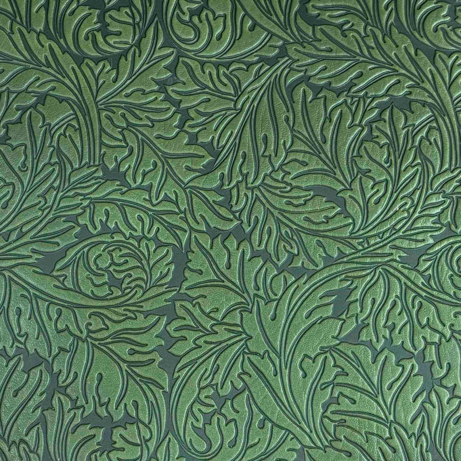 Oberon Design Acanthus Leaf on Fern Leather