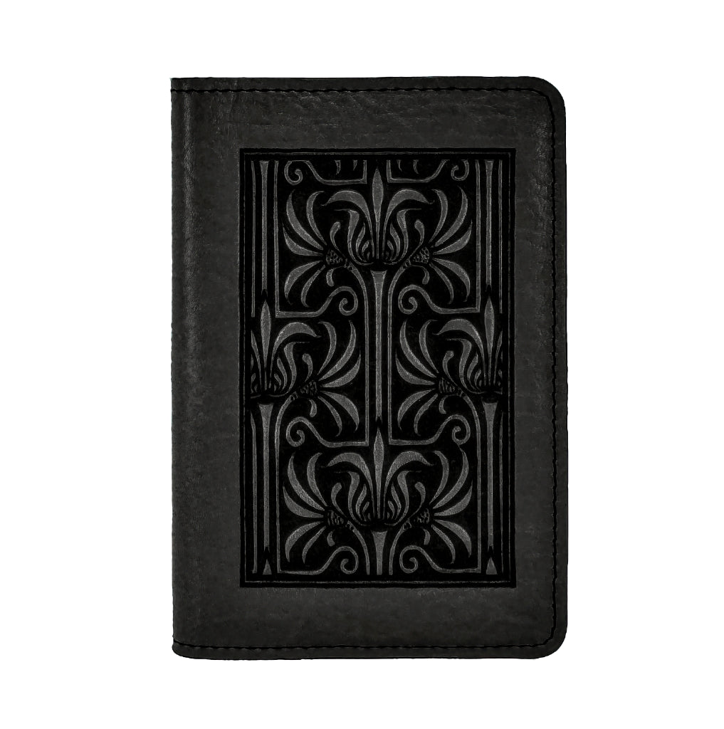 Oberon Design Art Nouveau Lattice Pocket Notebook Cover Teal