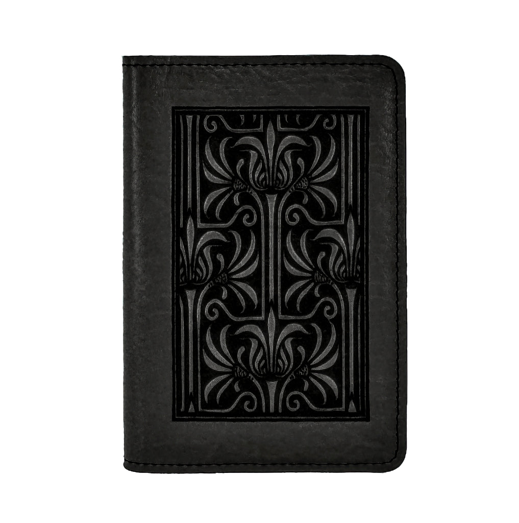Oberon Design Art Nouveau Lattice Pocket Notebook Cover Teal