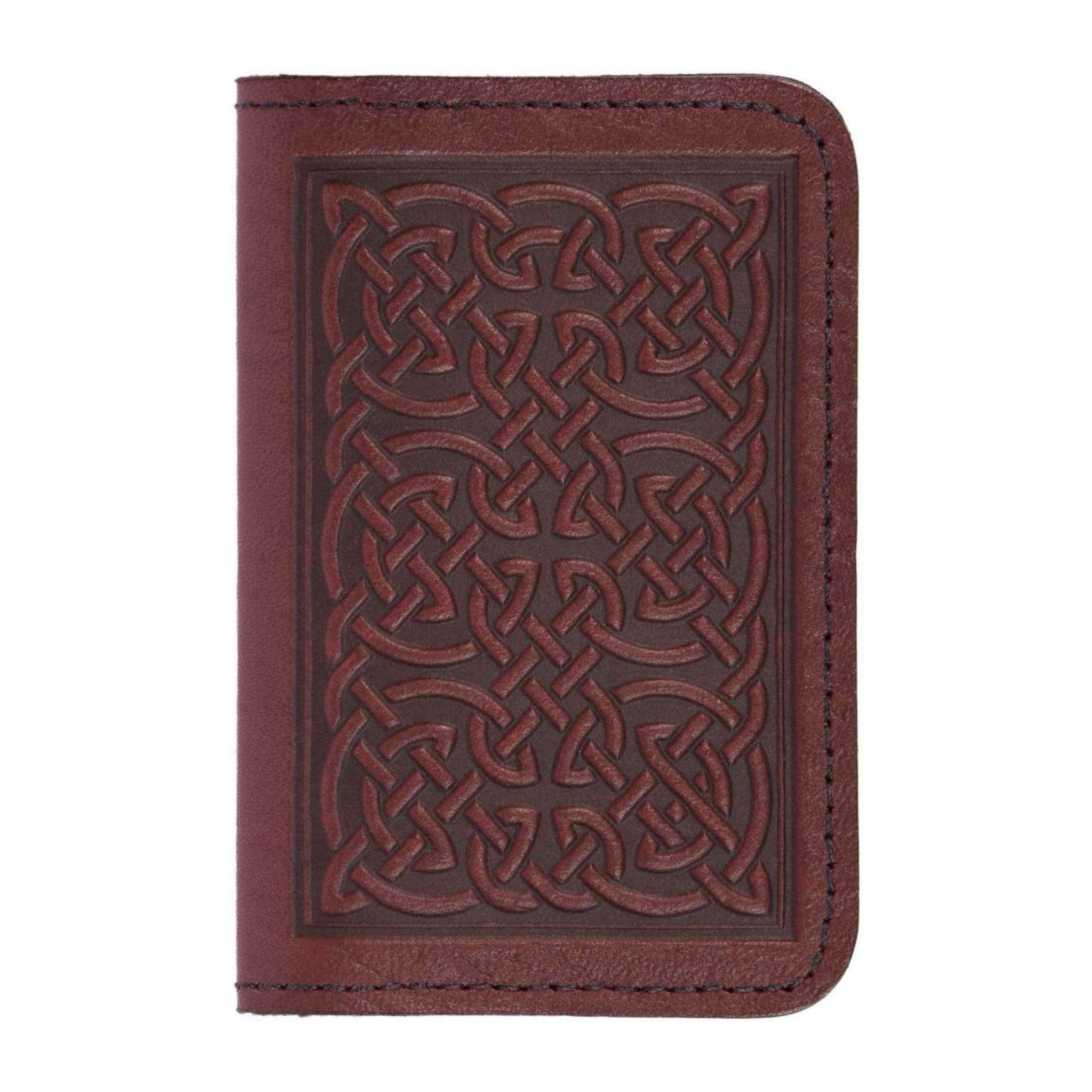 折りたたみ財布 COURONNE Facade Card Business Card Holder RCWGX24143GRL Slim Credit Card Case No. 204 | Chestnut Crocodile Card Case