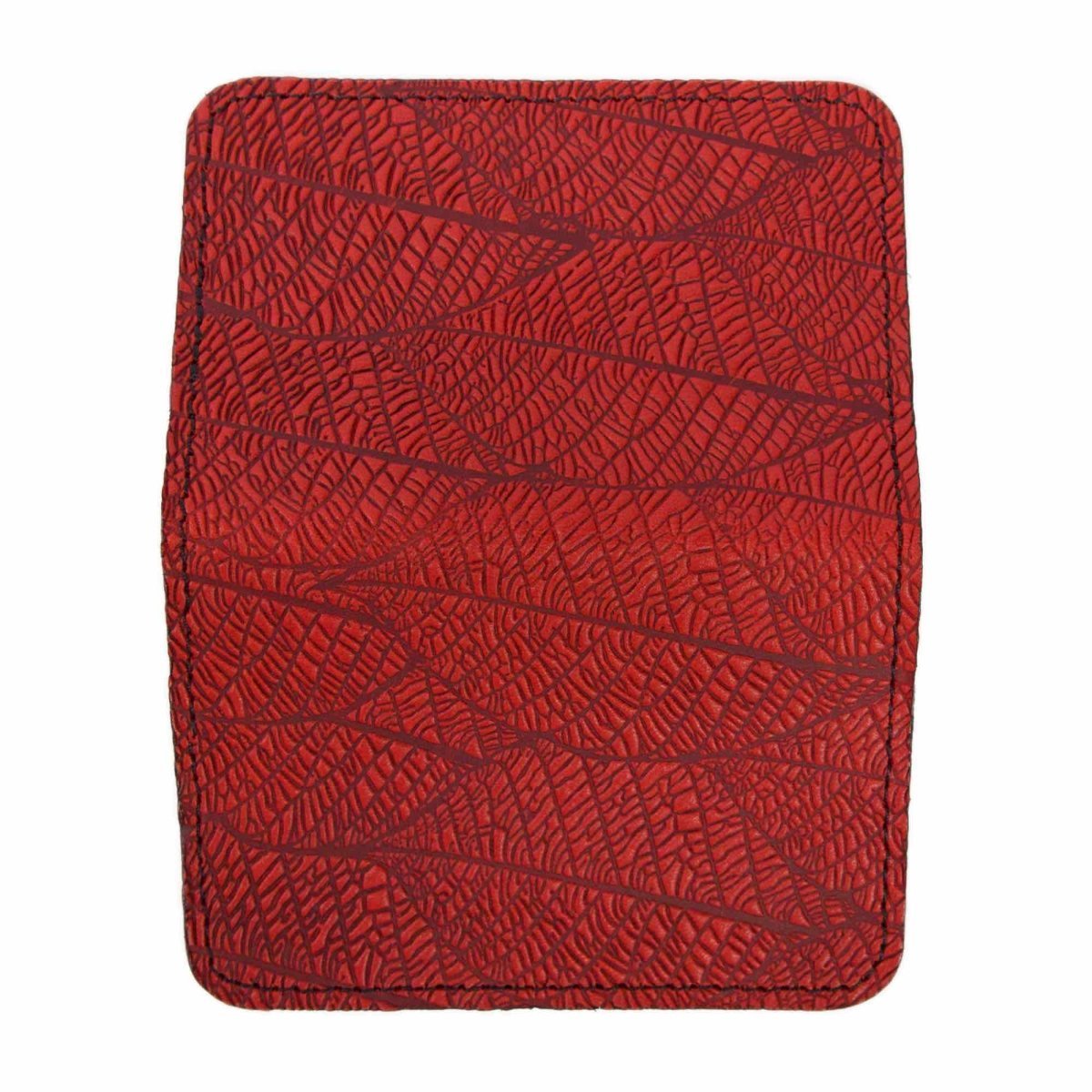 Fallen Leaves Mini Wallet, Red