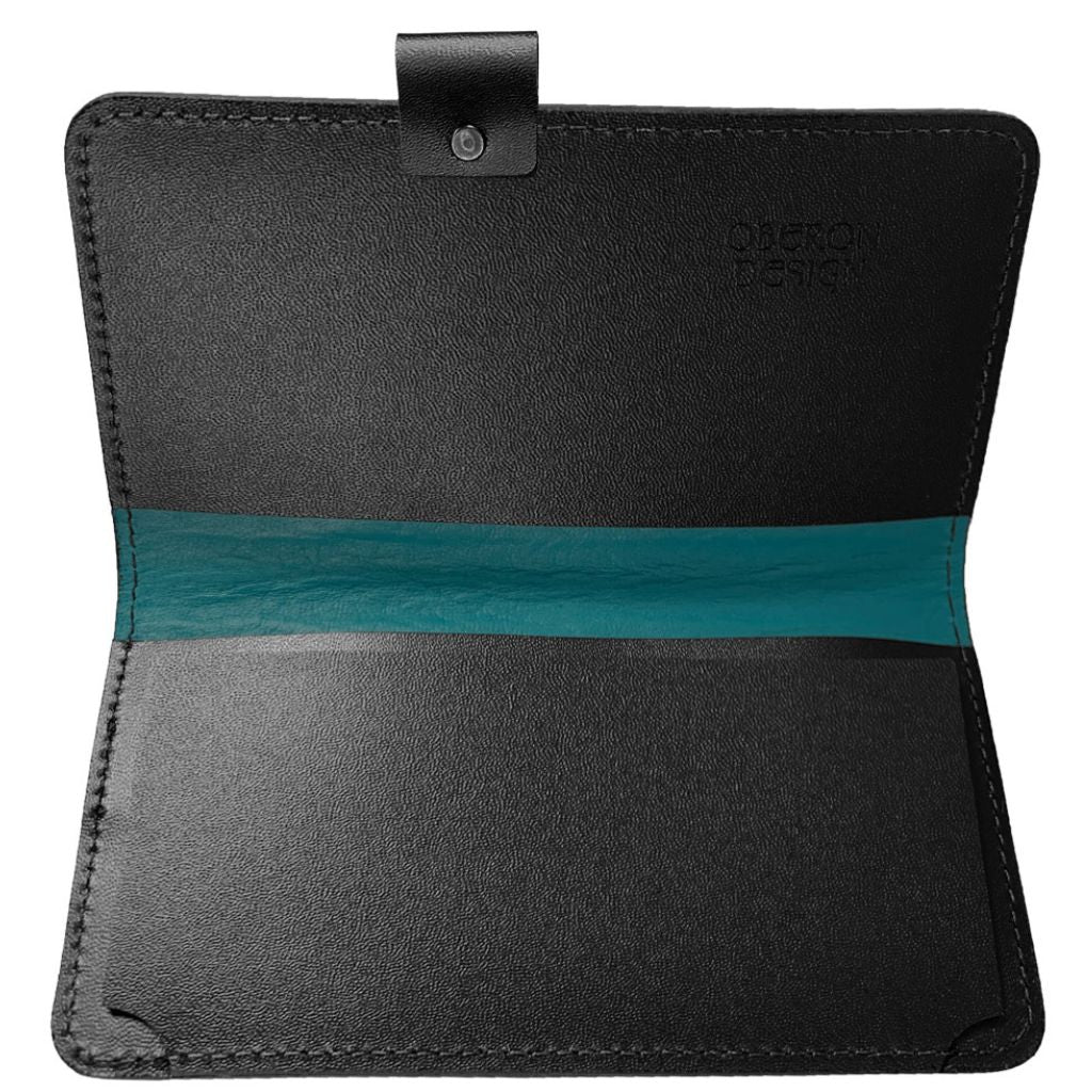 Checkbook Cover, Interior w/ Pen Loop - Teal