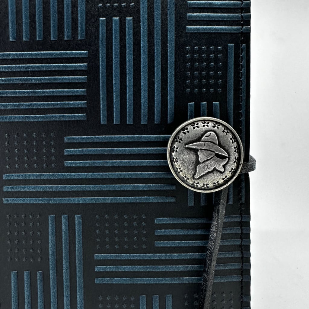 Limited Edition Leather Refillable Journal, American Flag