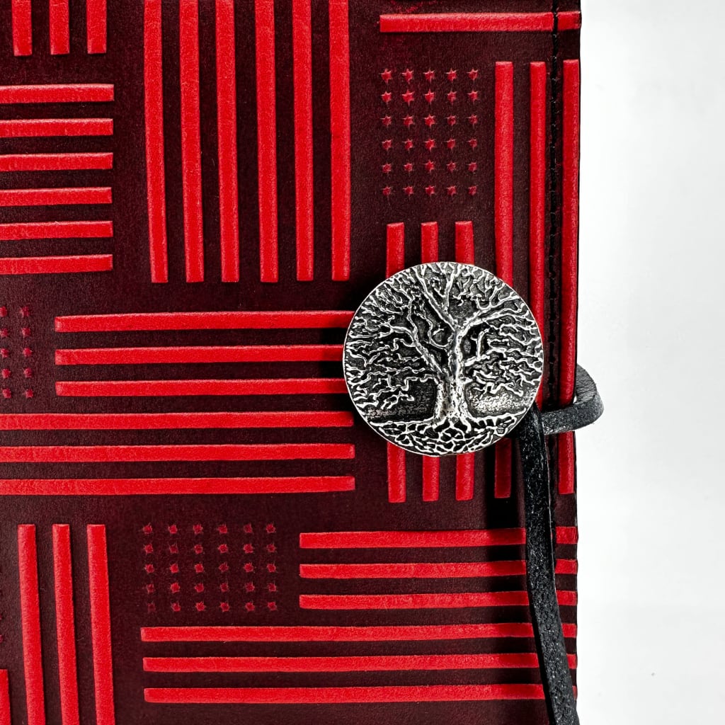 Limited Edition Leather Refillable Journal, American Flag