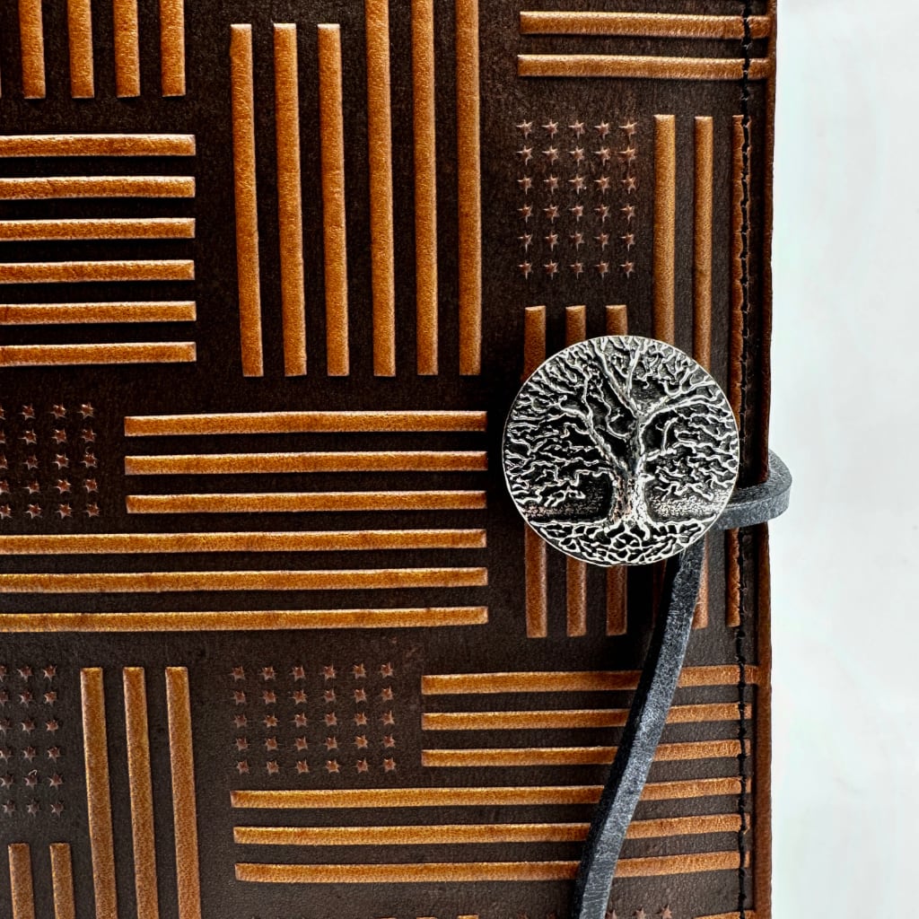 Limited Edition Leather Refillable Journal, American Flag