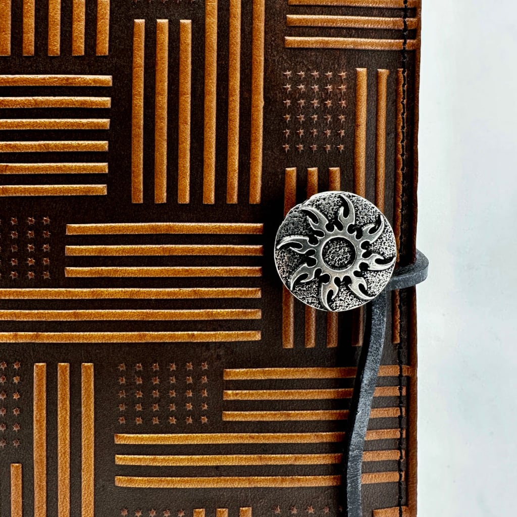 Limited Edition Leather Refillable Journal, American Flag