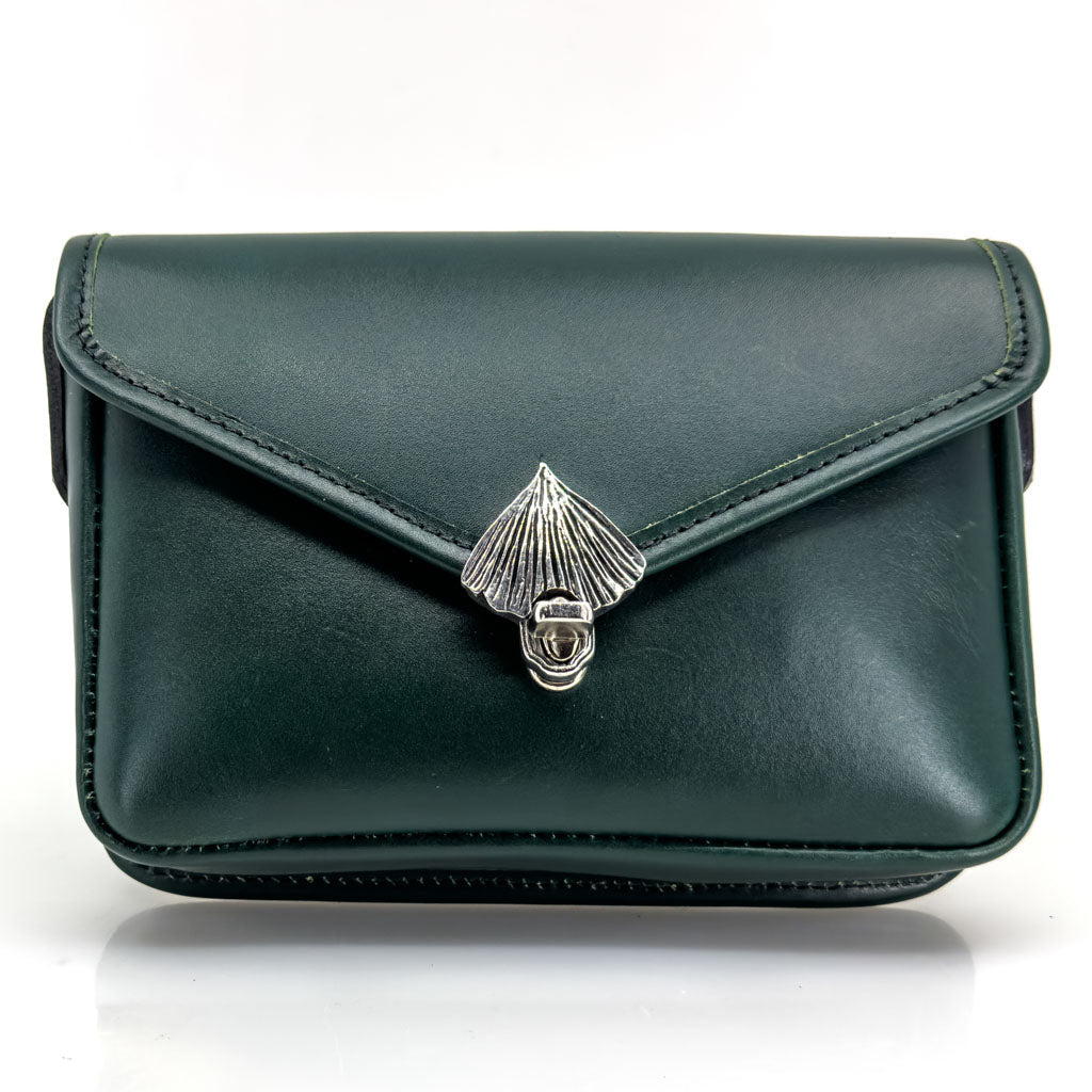 Limited Edition Leather &quot;Becca&quot; Cell Phone Handbag, Newport Green