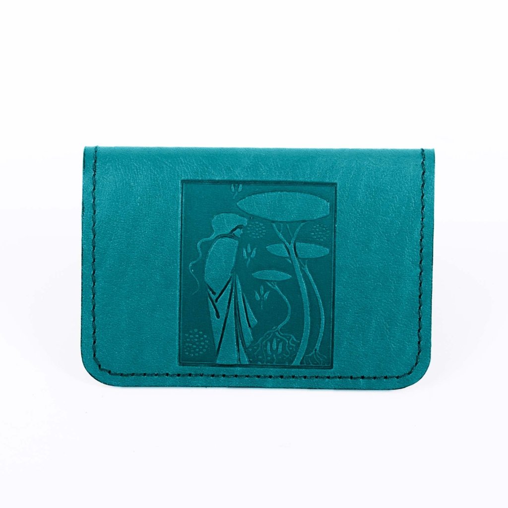 Guinevere Card Holder in Teal