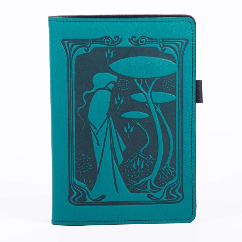 Guinevere Small Portfolio in Teal front view