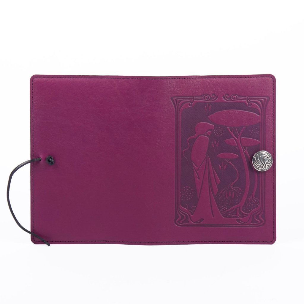 Guinevere large journal in orchid open view