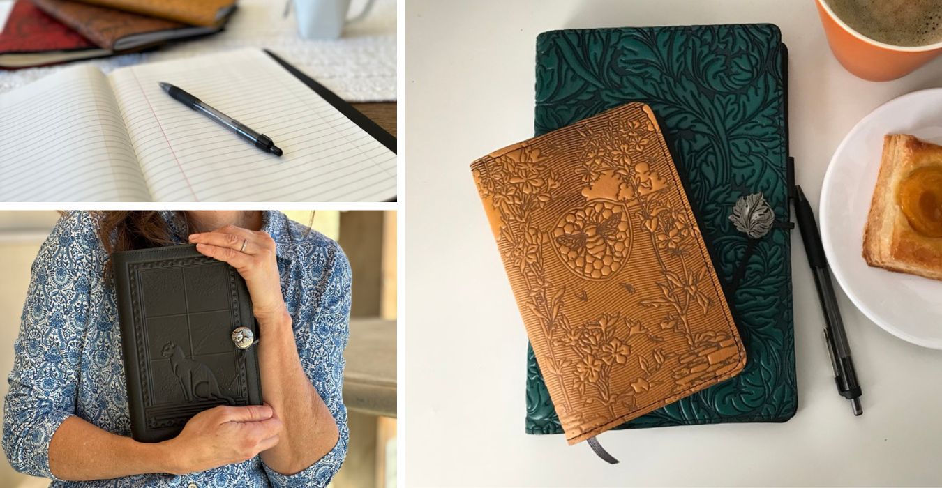 Oberon Design Leather Journals and Notebooks, Hand Made in the USA