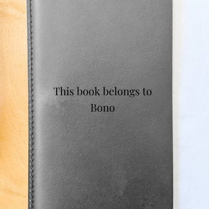Personalized Journal Notebook Interior - Oberon Design